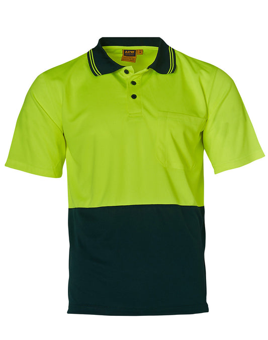 Hi-Vis cooldry safety polo S/S
