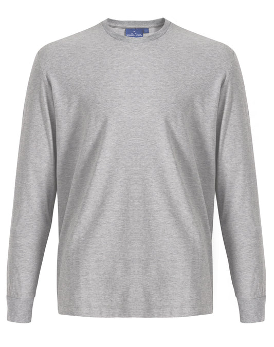 Men's Premium Cotton Face L/S Tee Shirt