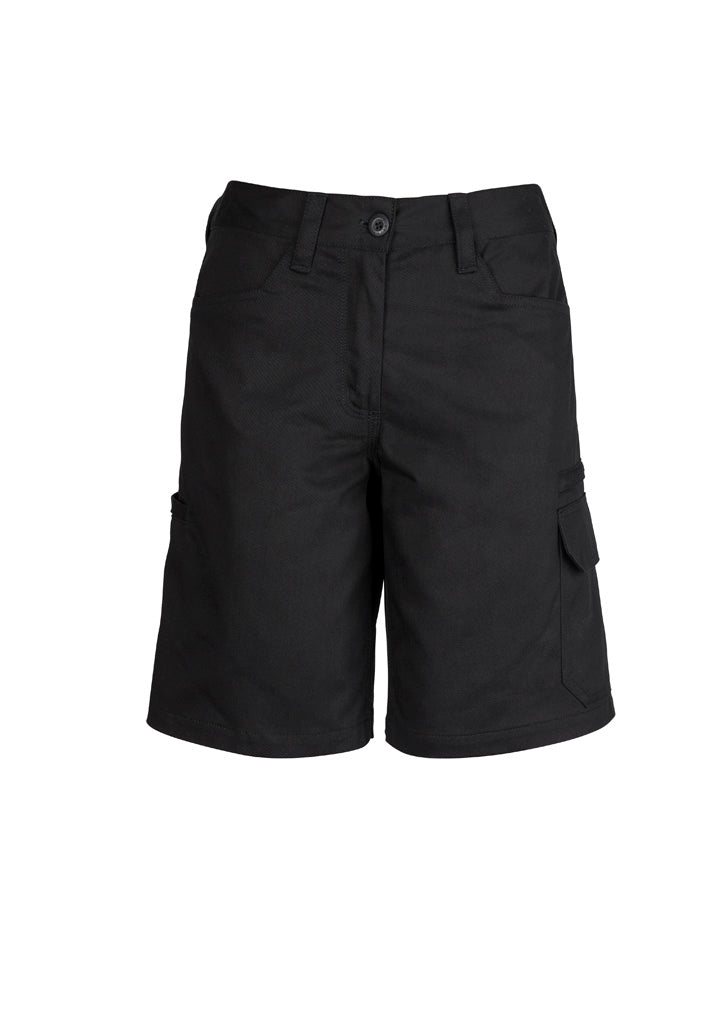 Womens Plain Utility Short - 2 - Shorts