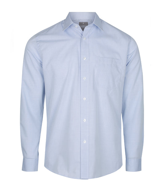 Mens Guildford Square Textured Long Sleeve Shirt