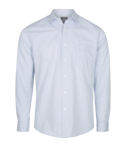 Mens Guildford Square Textured Long Sleeve Shirt