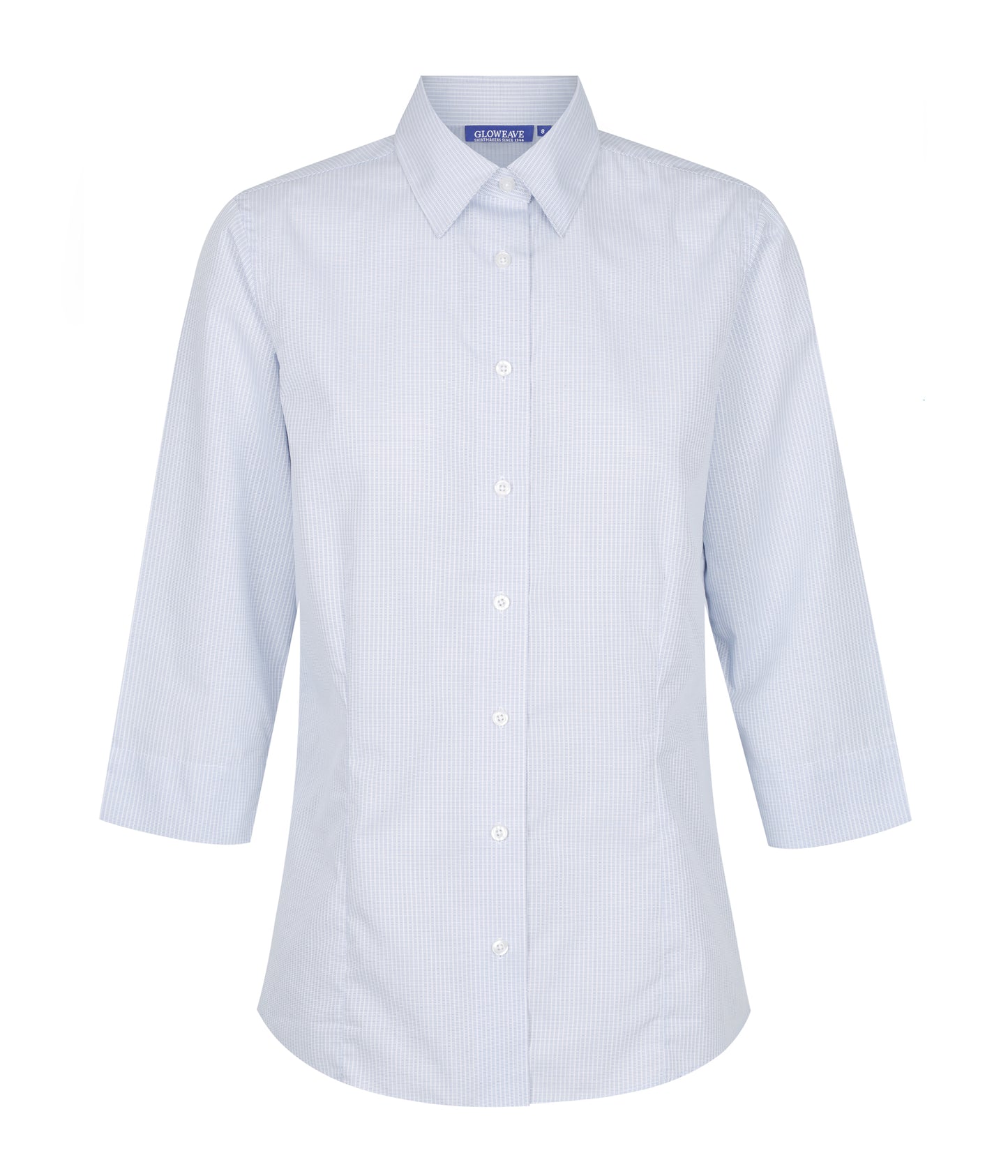 Womens Guildford Square Textured 3/4 Sleeve Shirt