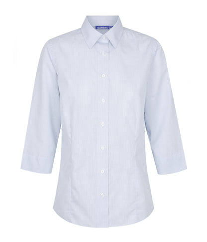 Womens Guildford Square Textured 3/4 Sleeve Shirt