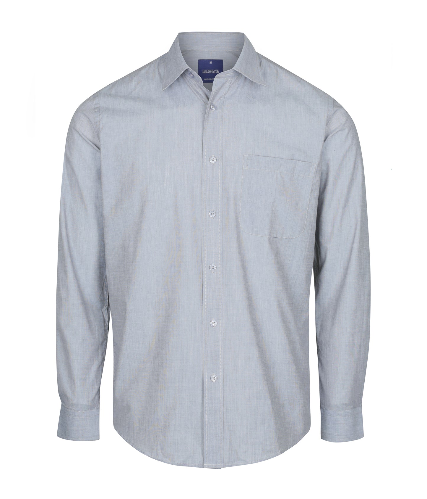 Mens Smith End On End Long Sleeve Shirt