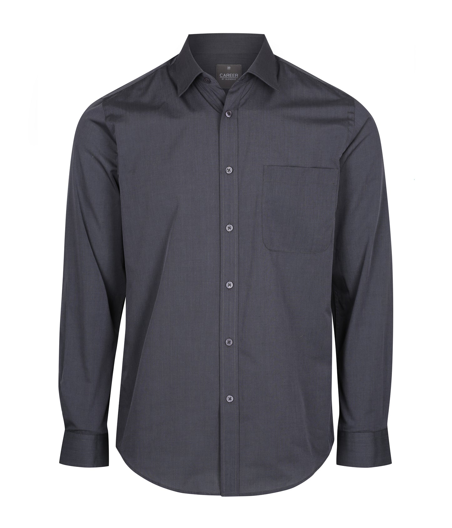 Mens Smith End On End Long Sleeve Shirt
