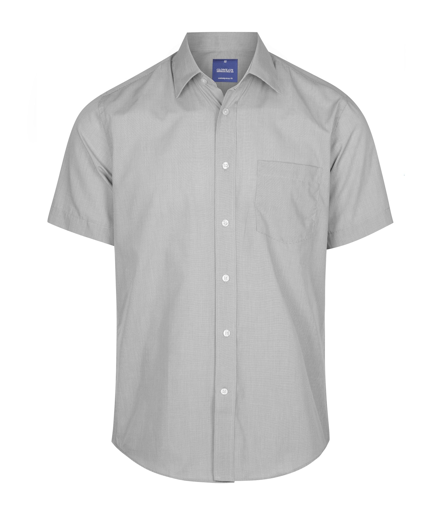 Mens Windsor Puppy Tooth Short Sleeve Shirt