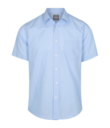 Mens Windsor Puppy Tooth Short Sleeve Shirt
