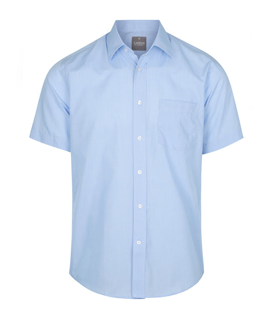 Mens Windsor Puppy Tooth Short Sleeve Shirt