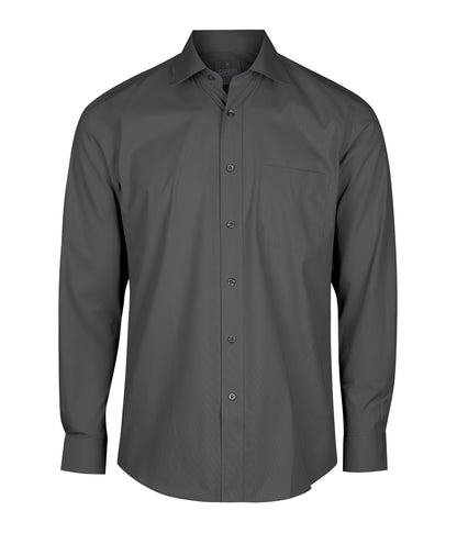Mens Premium Poplin Short Sleeve Shirt - Contemporary Fit