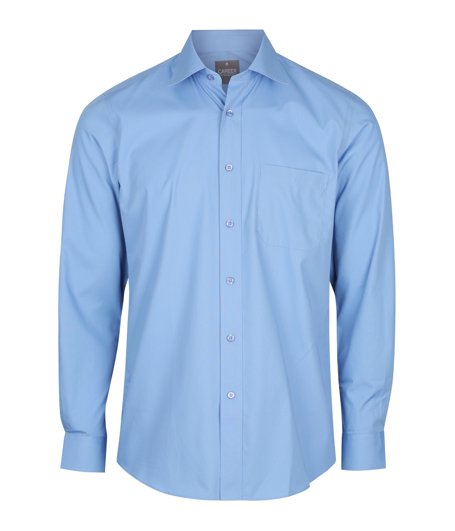 Mens Premium Poplin Short Sleeve Shirt - Contemporary Fit