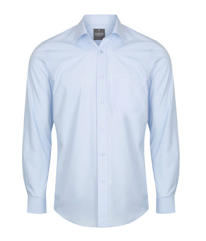 Mens Premium Poplin Short Sleeve Shirt - Contemporary Fit