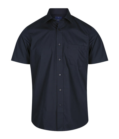 Mens Nicholson Premium Poplin Long Sleeve Shirt