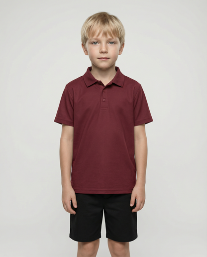 Botany Kids Long Sleeve Polo
