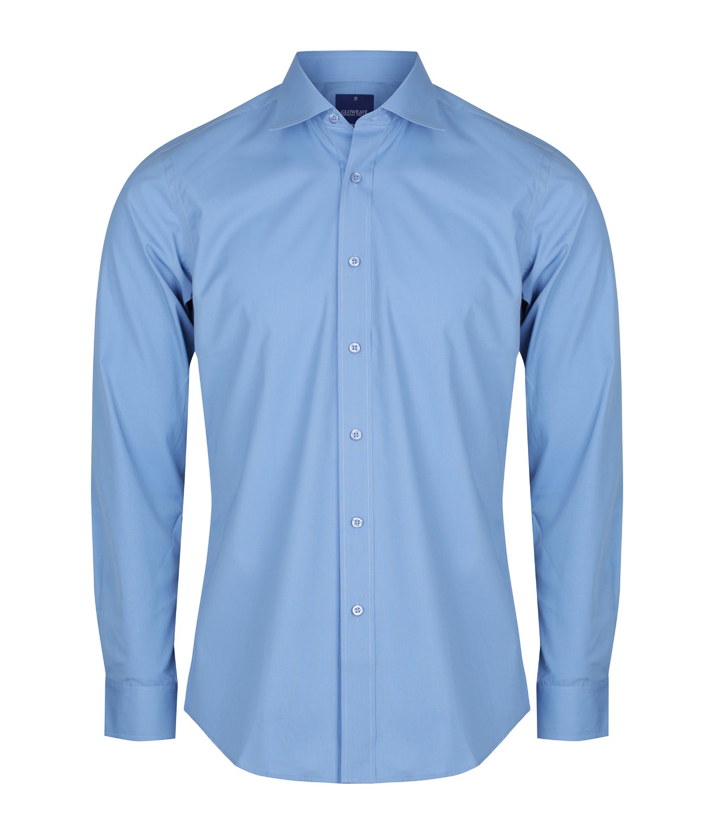 Mens Nicholson Premium Poplin Long Sleeve Shirt - Slim Fit