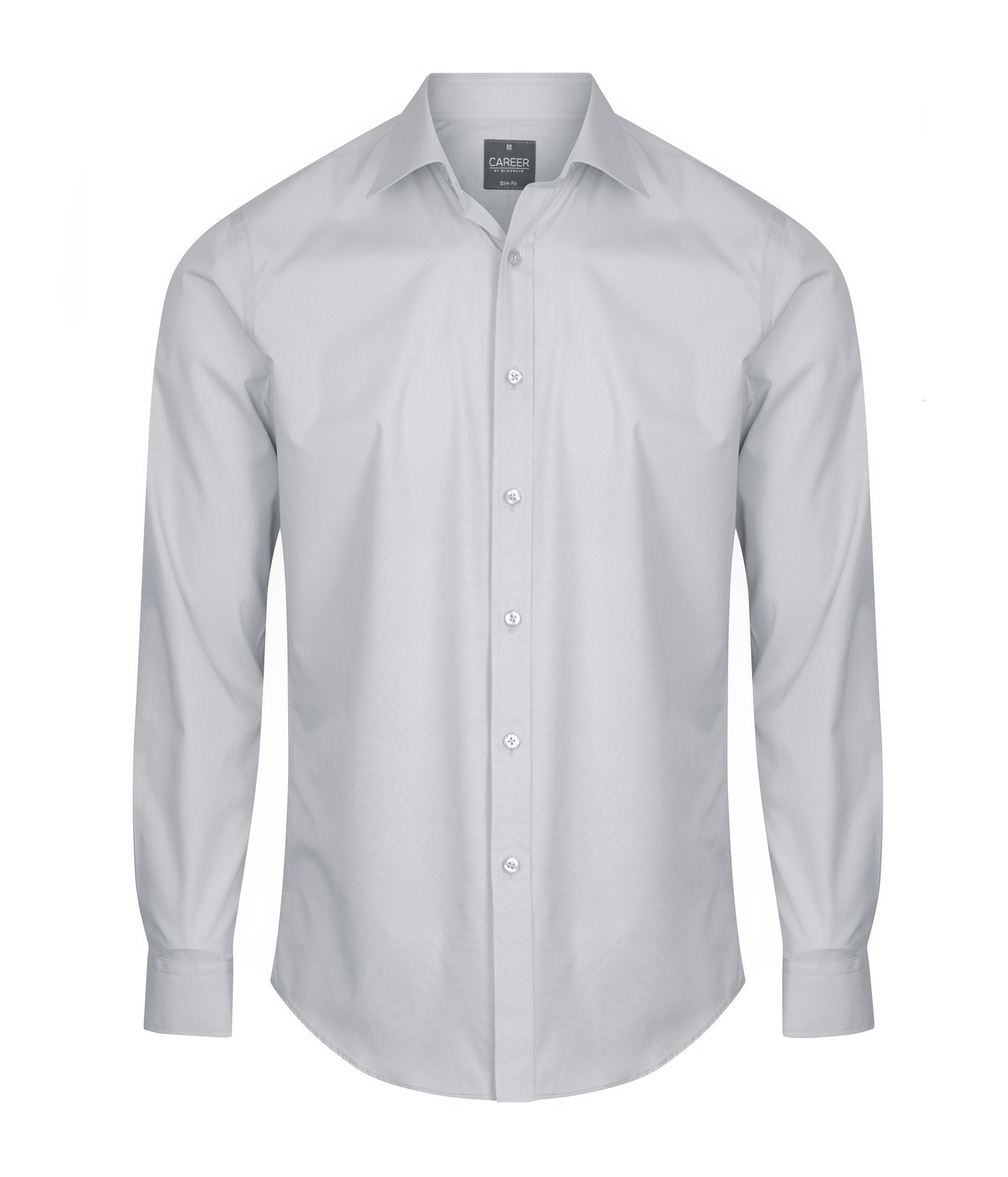 Mens Nicholson Premium Poplin Long Sleeve Shirt - Slim Fit