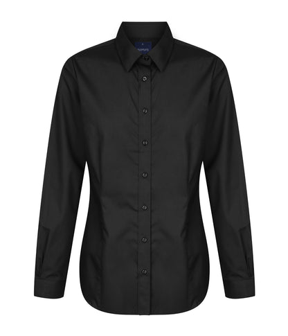 Womens Nicholson Premium Poplin Long Sleeve Shirt