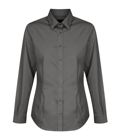 Womens Nicholson Premium Poplin Long Sleeve Shirt