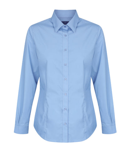 Womens Nicholson Premium Poplin Long Sleeve Shirt