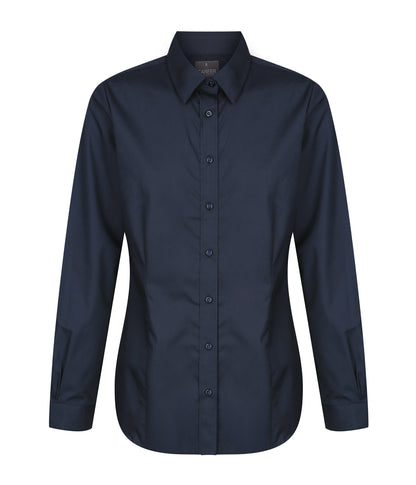 Womens Nicholson Premium Poplin Long Sleeve Shirt