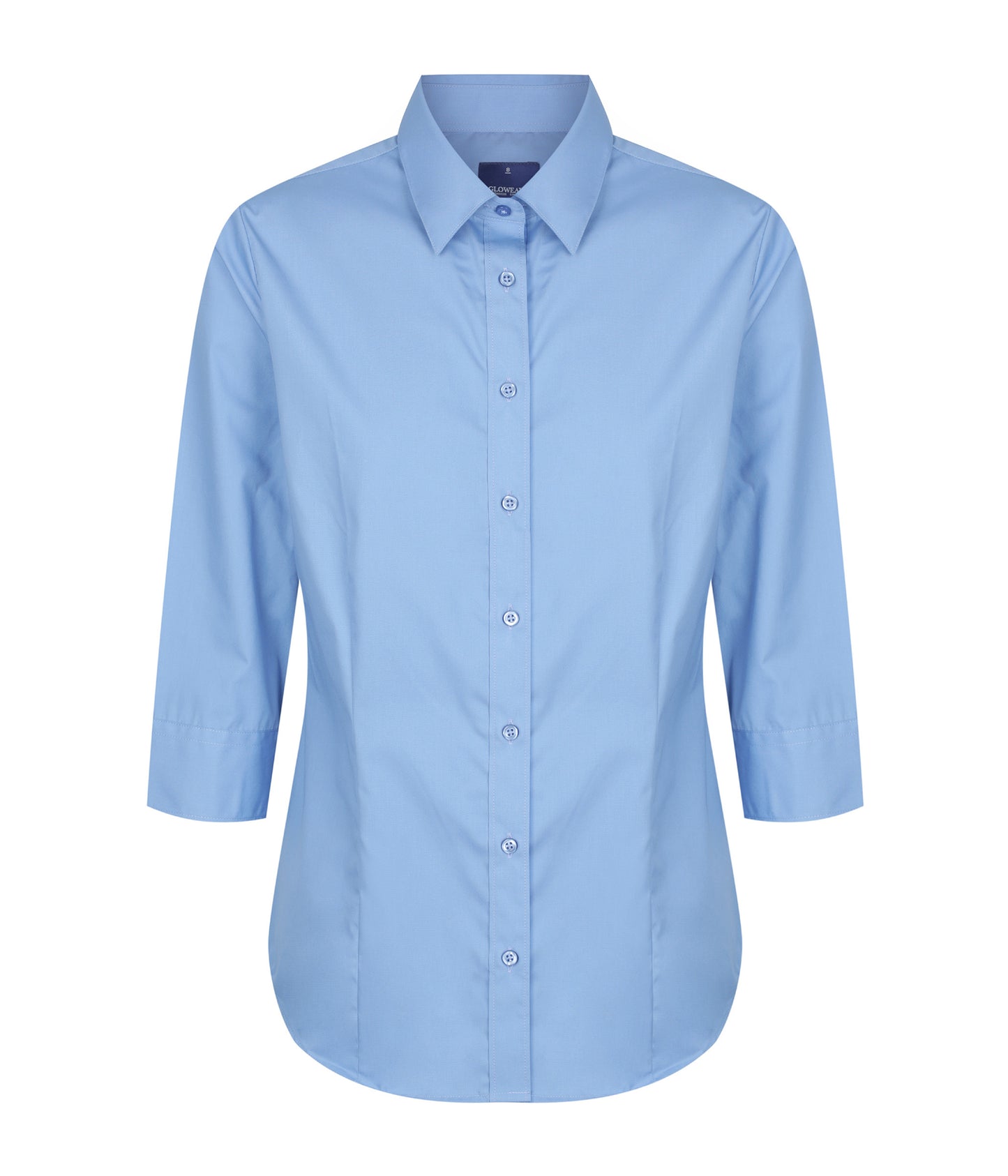 Womens Nicholson Premium Poplin 3/4 Sleeve Shirt
