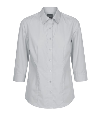 Womens Nicholson Premium Poplin 3/4 Sleeve Shirt