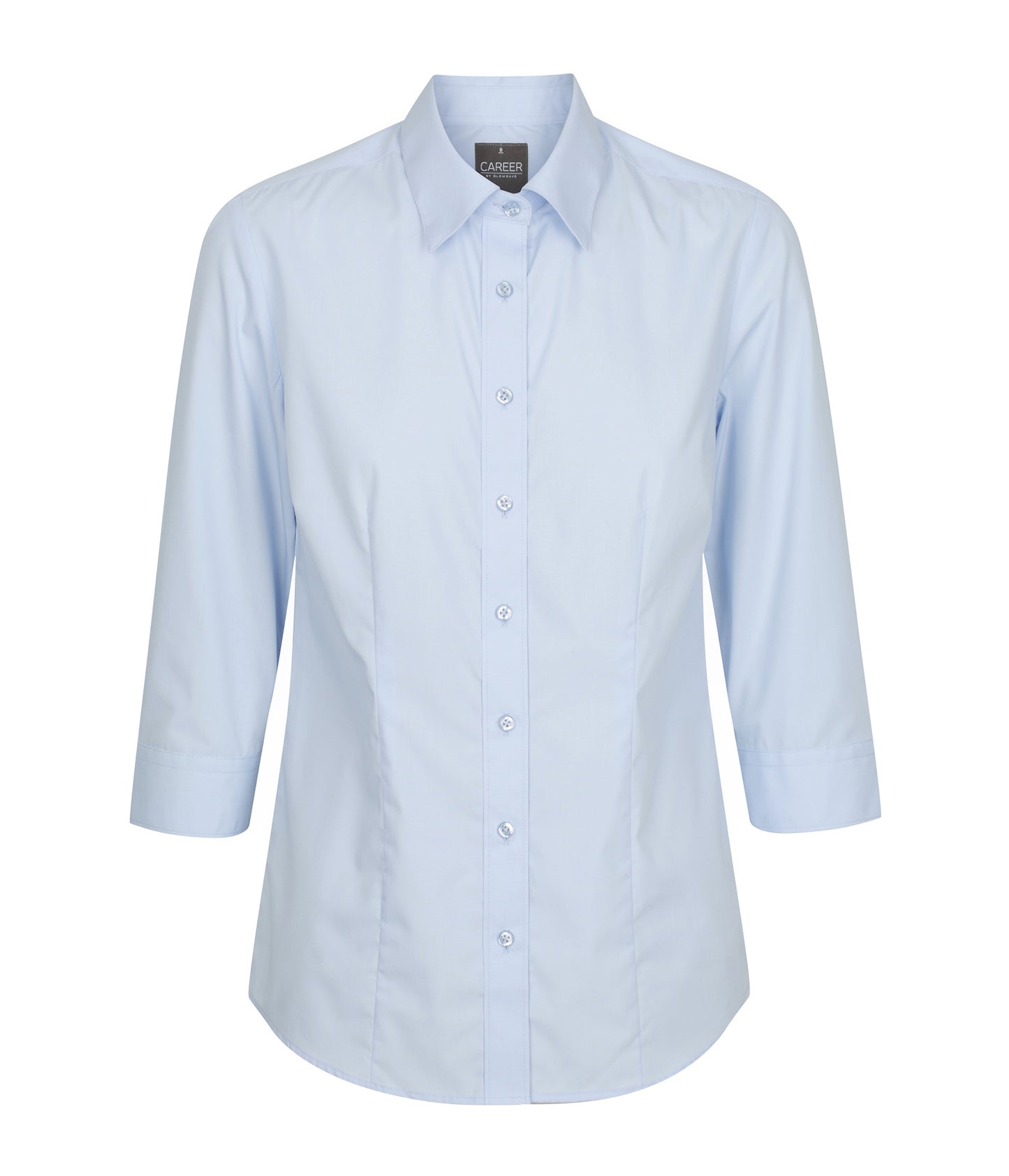 Womens Nicholson Premium Poplin 3/4 Sleeve Shirt