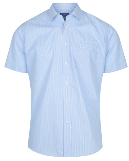 Mens Westgarth Gingham Short Sleeve Shirt