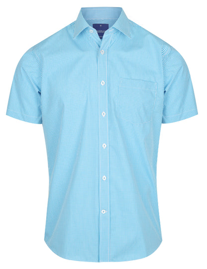Mens Westgarth Gingham Short Sleeve Shirt
