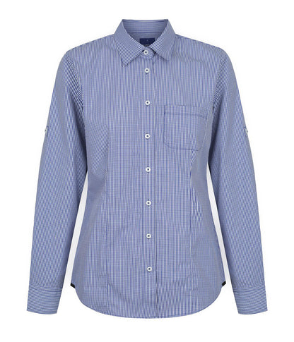 Womens Westgarth Gingham Long Sleeve Casual Slim Fit Shirt