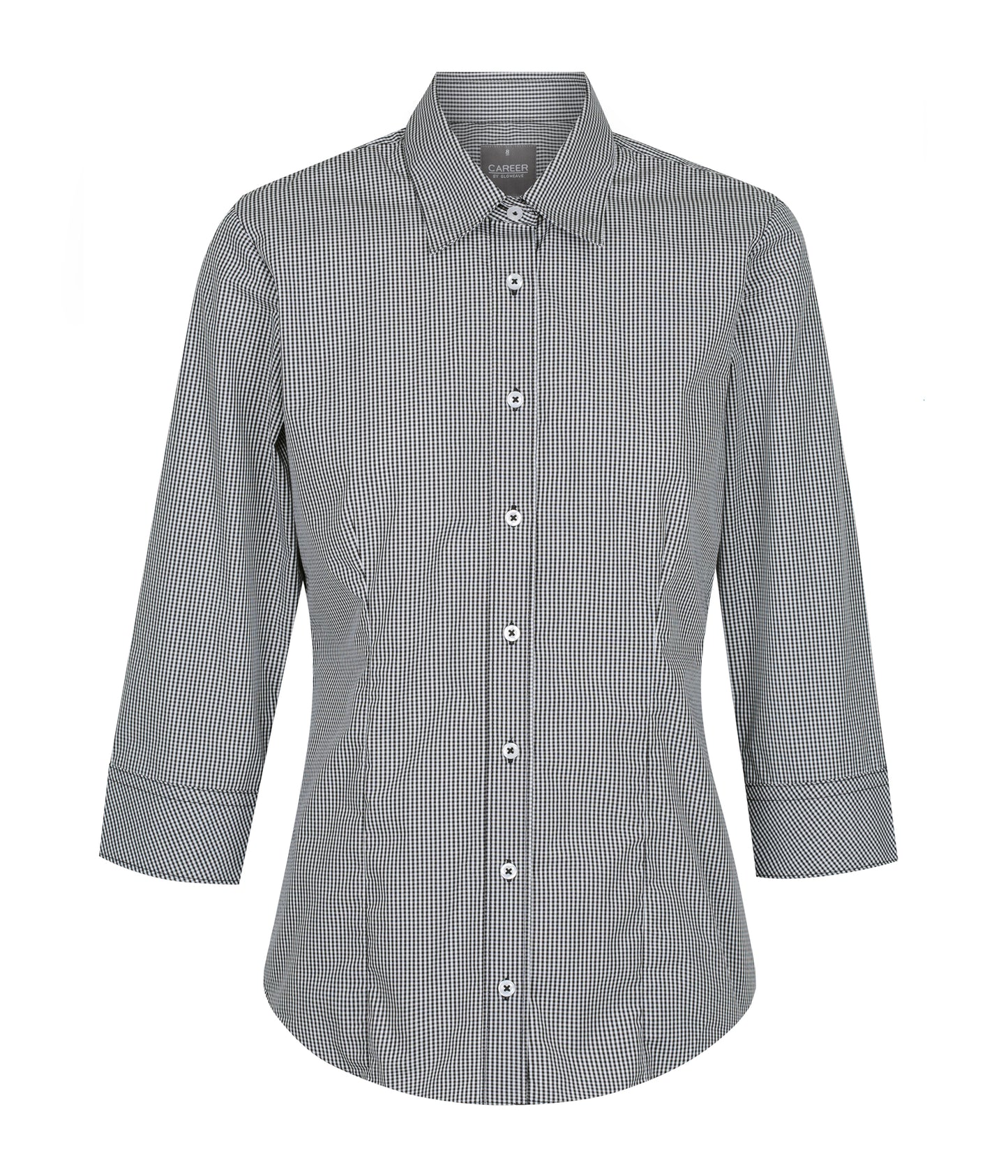 Womens Westgarth Gingham 3/4 Sleeve Shirt