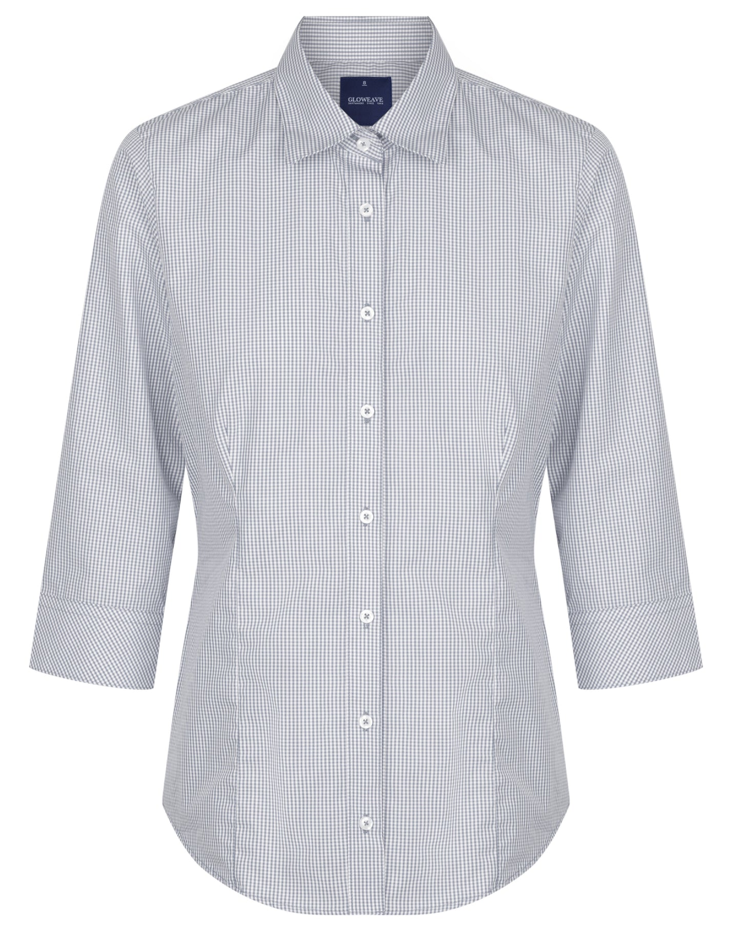 Womens Westgarth Gingham 3/4 Sleeve Shirt