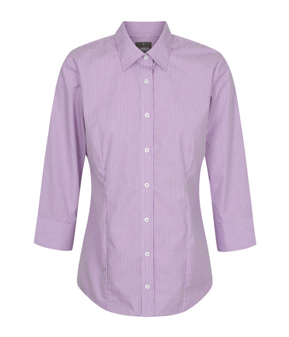 Womens Westgarth Gingham 3/4 Sleeve Shirt