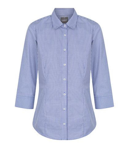 Womens Westgarth Gingham 3/4 Sleeve Shirt