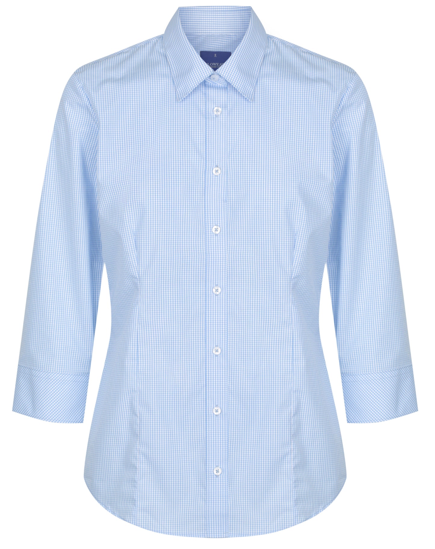 Womens Westgarth Gingham 3/4 Sleeve Shirt