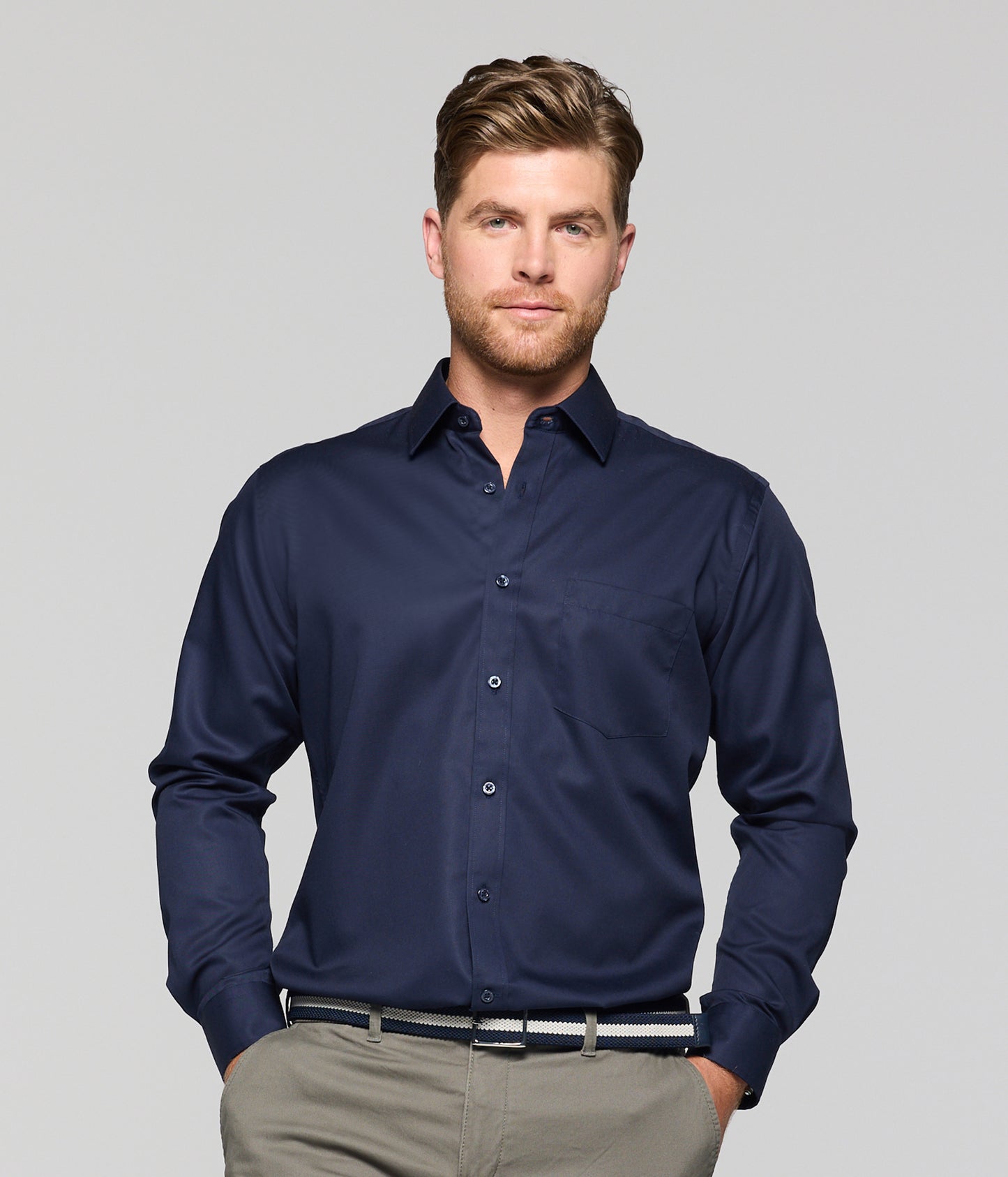 Mens Blake Pure Cotton Non Iron Shirt
