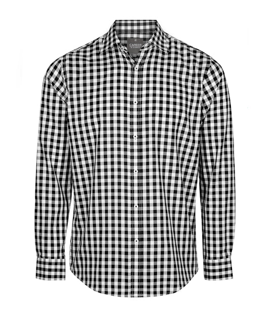 Mens Degraves Royal Oxford Long Sleeve Shirt