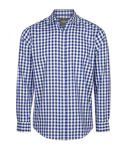 Mens Degraves Royal Oxford Long Sleeve Shirt
