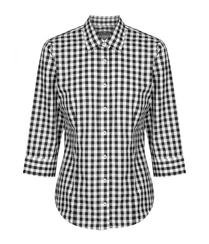 Womens Degraves Royal Oxford 3/4 Sleeve Shirt