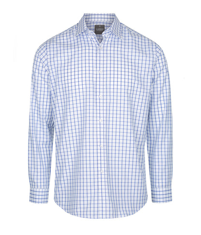 Mens Bourke Oxford Check Long Sleeve Shirt