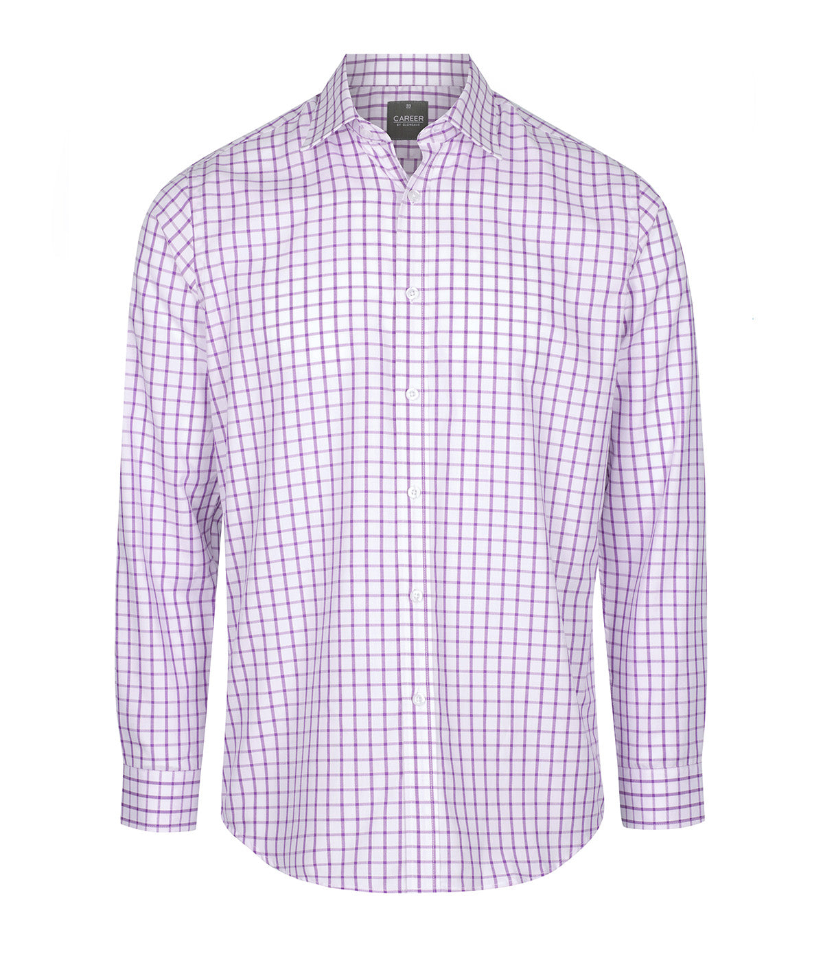 Mens Bourke Oxford Check Long Sleeve Shirt