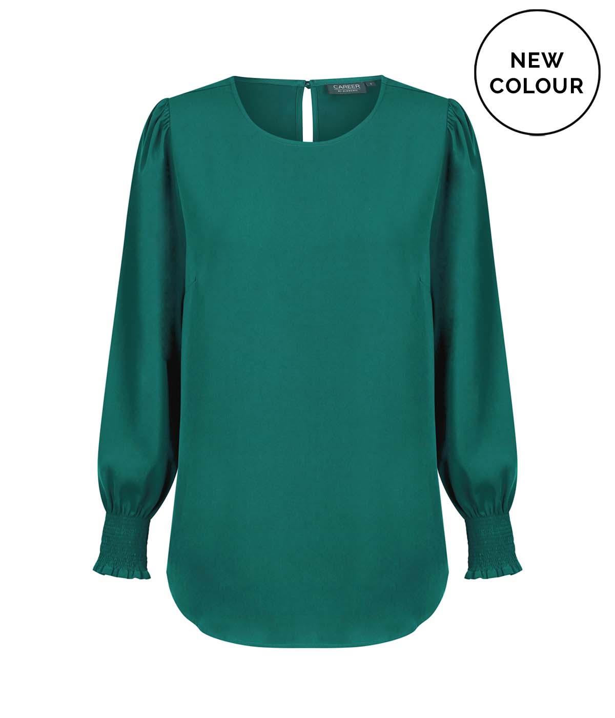 Womens Freya Shirred Cuff Soft Top
