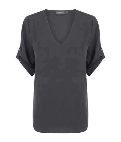 Womens Reese V Neck Luxe Soft Top