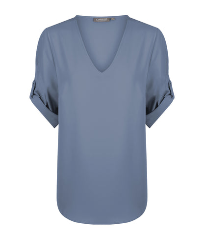 Womens Reese V Neck Luxe Soft Top