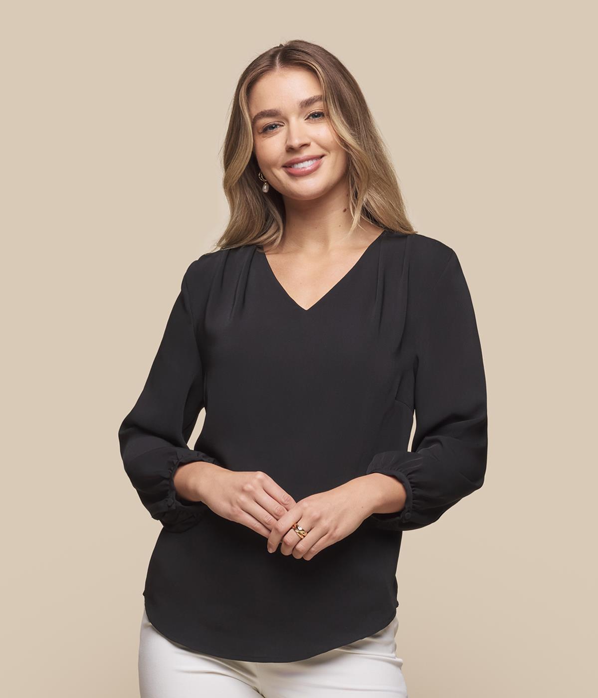 Womens Cali V Neck Popover