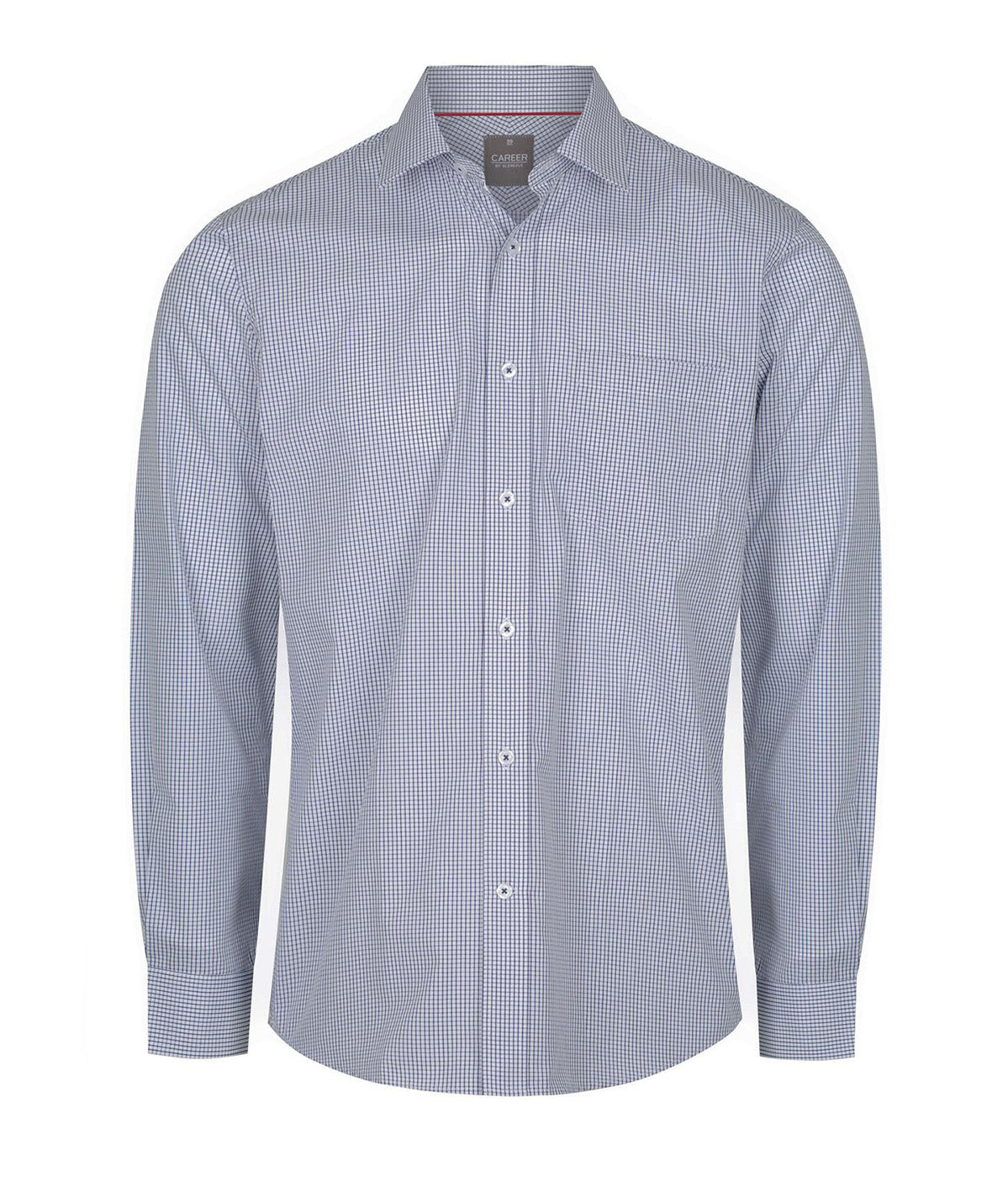 Mens Fawkner Micro Check Long Sleeve Shirt