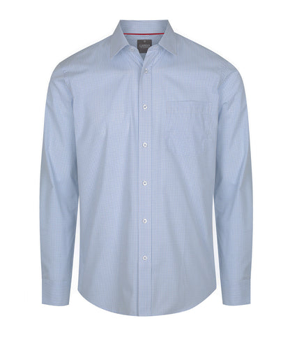 Mens Fawkner Micro Check Long Sleeve Shirt