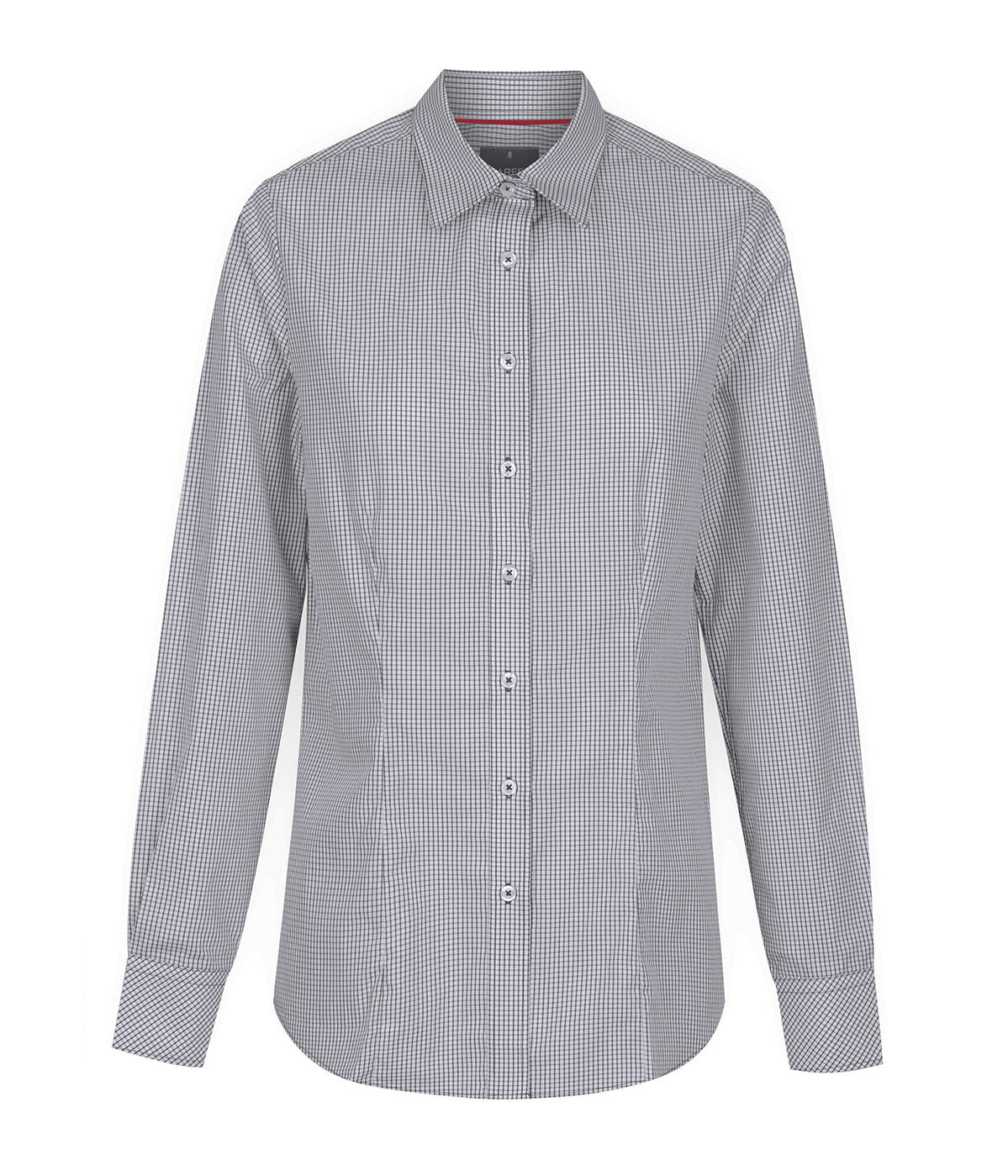 Womens Fawkner Micro Check Long Sleeve Shirt