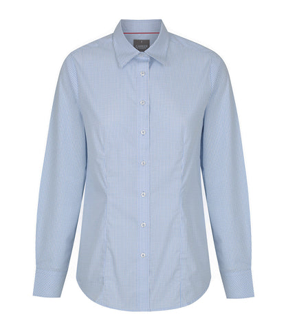 Womens Fawkner Micro Check Long Sleeve Shirt