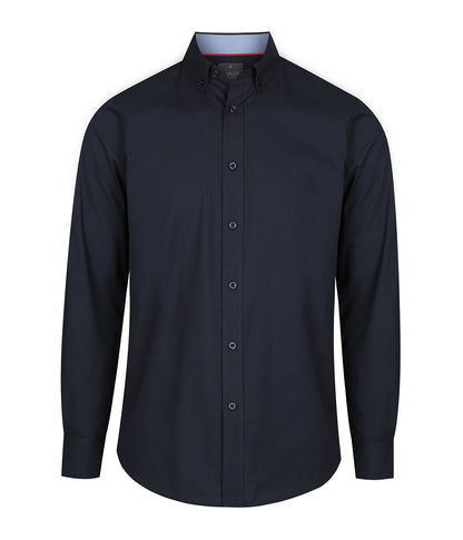 Mens Bradford Fine Oxford Long Sleeve Slim Fit Shirt