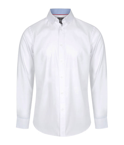 Mens Bradford Fine Oxford Long Sleeve Slim Fit Shirt